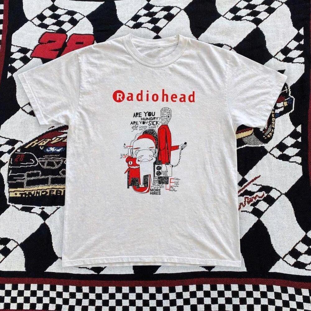Radiohead Are You Sick White Cotton T Shirt